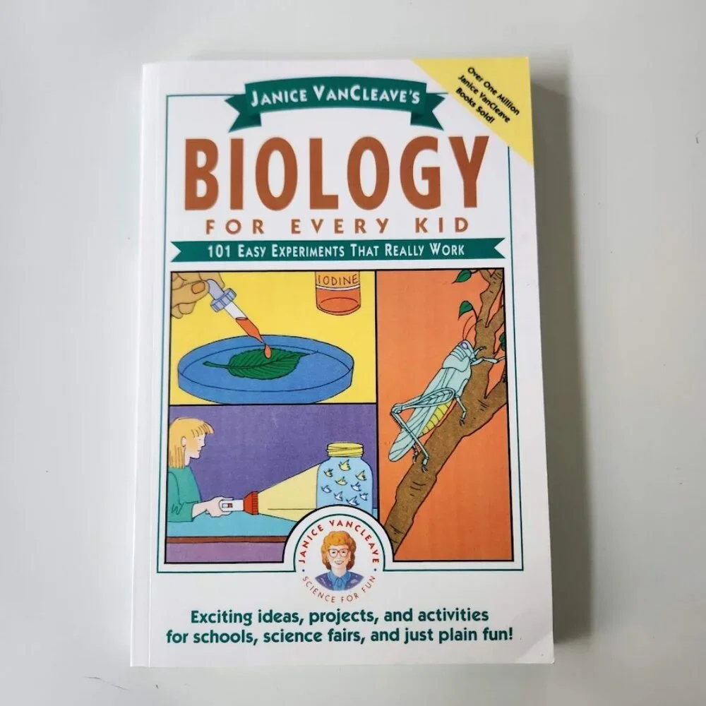 Janice VanCleave's Biology Science Book Experiments Paperback For Every Kid: 101